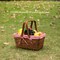 Double Handle Woodchip Basket with Liner - Perfect as Toy Organizer, Storing Fresh Fruits or Safeguarding Your Must-Have Beach Essentials for Unforgettable Holidays or Picnic Parties